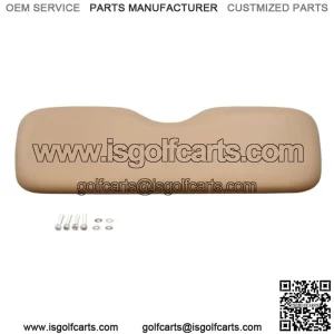 Tan Golf Cart Front Seat Lean Back Top Cushion For EZGO Medalist, TXT 1994-2013
