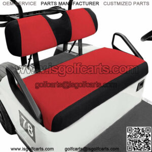 Golf Cart Front Seat Cover Set Fit Club Car DS Precedent Yamaha EZGO TXT RXV Red