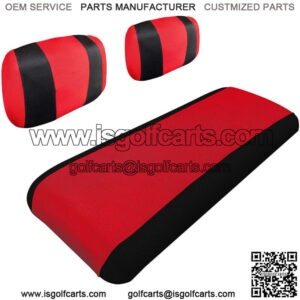 Red Golf Cart Seat Cover Set Fit Yamaha G2 G9 G16 G22 Club Car DS Pre-2000 Carts