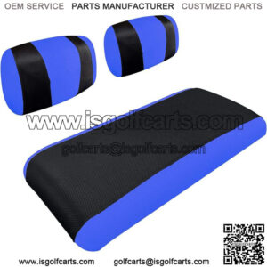 Blue Golf Cart Seat Cover Set for Yamaha G2 G9 G16 G22 Club Car DS Pre-2000