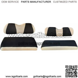 Golf Cart Front Rear Seat Cover Set Fit Club Car DS EZGO TXT RXV 4- Seater S+XS