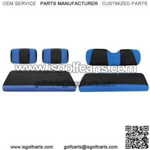 Blue Golf Cart Front Rear Seat Covers for Yamaha G2 - G22,Club Car DS Pre-2000