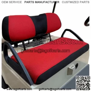 Golf Cart Seat Cover, Polyester Mesh Cover For Yamaha Club Car Precedent Red