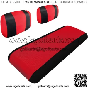 Red Golf Cart Seat Cover Set Fit Yamaha G2 G9 G16 G22 Club Car DS Pre-2000 Carts