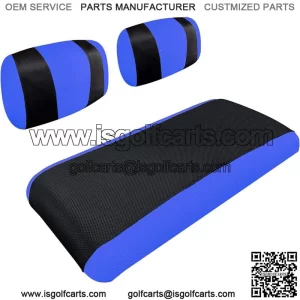 Blue Golf Cart Seat Cover Set for Yamaha G2 G9 G16 G22 Club Car DS Pre-2000