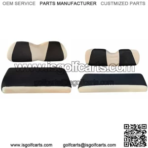 Golf Cart Front Rear Seat Cover Set Fit Club Car DS EZGO TXT RXV 4- Seater S+XS