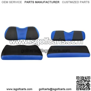Blue Golf Cart Front Rear Seat Covers for Yamaha Club Car Precedent Tempo Onward
