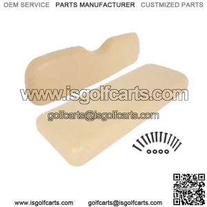 For TXT ST MPT Rear Flip Seat EZGO Tan Golf Cart Rear Cushion Set