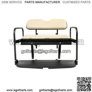 For 07-16 Yamaha Drive G29 Golf Cart Flip Folding Rear Back Seat Kit