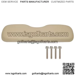 New Tan Golf Cart Front Seat Lean Back Cushion For EZGO Medalist  TXT 1994-2013