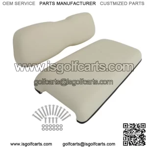 For Club Car DS Golf Cart Front Cushion Set White