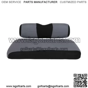 Front Golf Cart Seat Cover Set For EZGO TXT Gray and Black