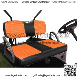 Set Of 4 Seat Covers Front&Rear For Yamaha Drive/Drive 2 2007+ Golf Cart-Orange