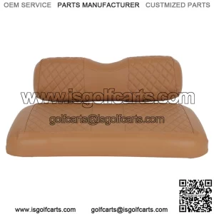 Brown Golf Cart Seat Cover Checked Front Cover For EZGO TXT -Wholesale