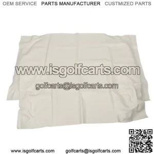 White Front Seat Cover Set For EZGo TXT 1995-2013 Golf Cart #71602-G01 71753-G0