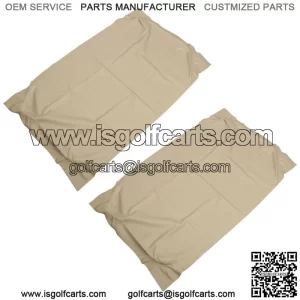 Front Seat Cover For Golf Cart Club Car Precedent - Brown Color(Bottom&Backrest)