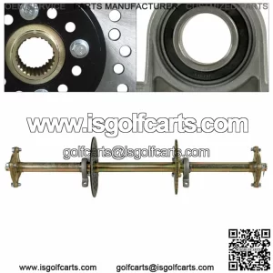 32" Go Kart Rear Axle Kit Brake Assembly Sprocket Hub For Golf Cart ATV Quad NEW