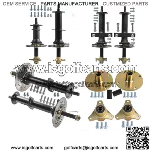 30 34 40" Differential Rear Axle Kit Drive Shaft Wheel Hub Go Kart Golf Tricycle