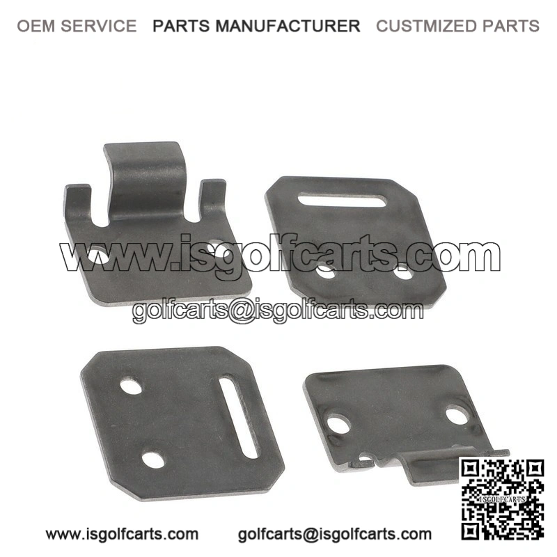 Set of 2 Seat Hinge Plate Male and Female Kits for Club Car DS Golf Cart 1979-Up