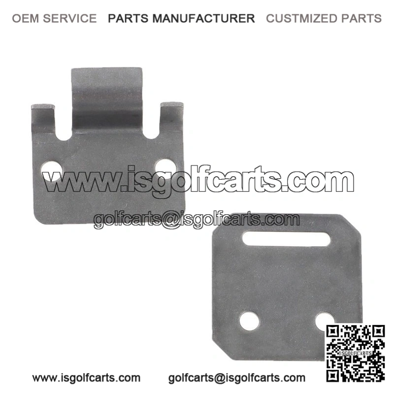 Set of 2 Seat Hinge Plate Male and Female Kits for Club Car DS Golf Cart 1979-Up - Image 2