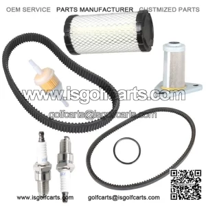 Tune Up Kit with Drive/Starter Timing Belt for EZGO TXT 1996+ 295/350cc Golf Cart