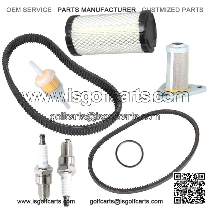 Tune Up Kit with Drive/Starter Timing Belt for EZGO TXT 1996+ 295/350cc Golf Cart