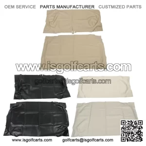 Front Vinyl Seat Covers Set for EZGO TXT 1995-2013 Golf Cart