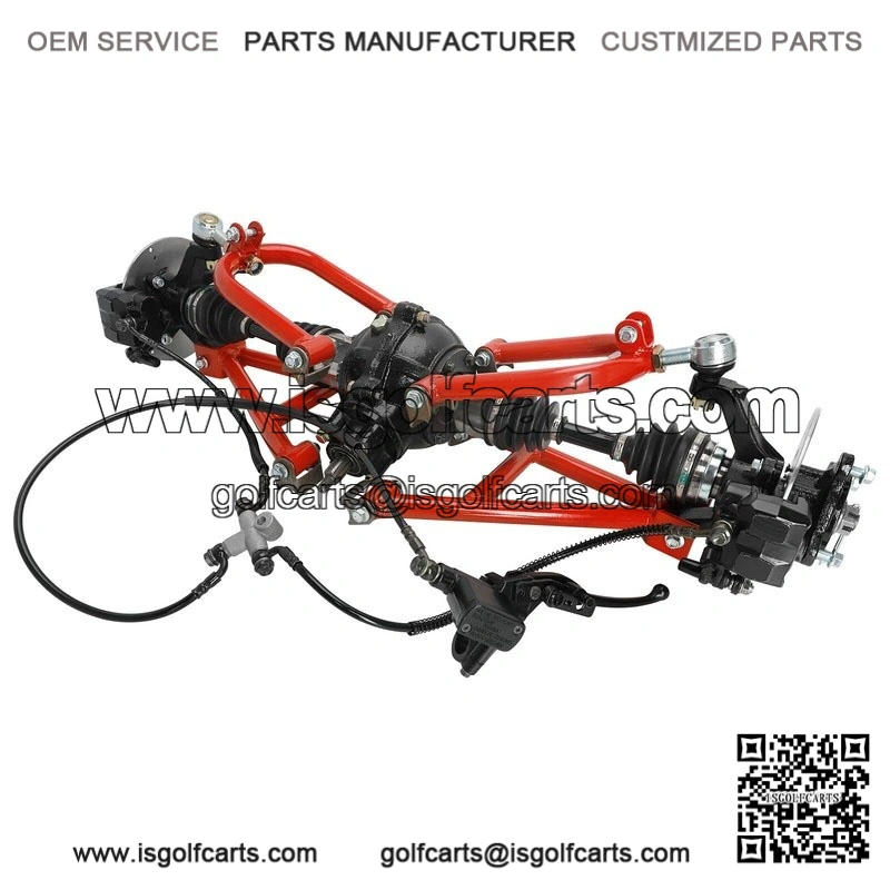 Rear Drive Shaft CV Axle Swing Arm Kit with Brake Assembly for Go Kart ATV Golf Cart - Image 3