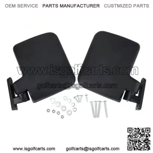Side Rear View Mirrors ?C Compatible with Club Car, EZGO, and Yamaha Carts