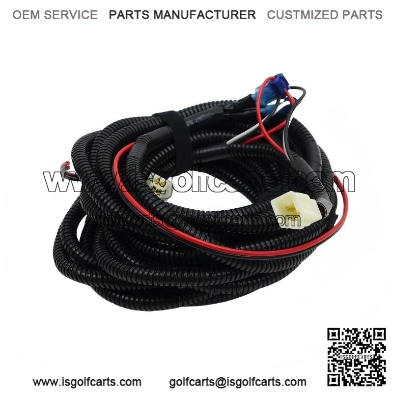 12V Front Add-On Power Harness with 18ft Reverse Lead ?C for Evolution D5 ?C 24-15651-BUL