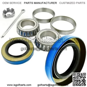Front Axle & Wheel Bearing Rebuild Kit for Club Car Pioneer 1200 / 1200 SE