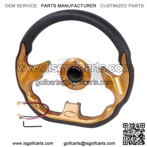 12.5IN Golf Cart Steering Wheel for EZGO, Club Car, Yamaha Cart Parts Accessories