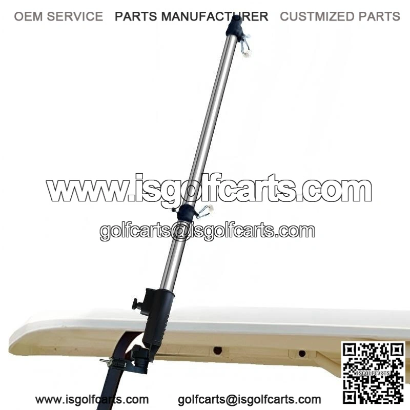 Golf Cart Flag Pole Mount Holder and Frame Bracket
