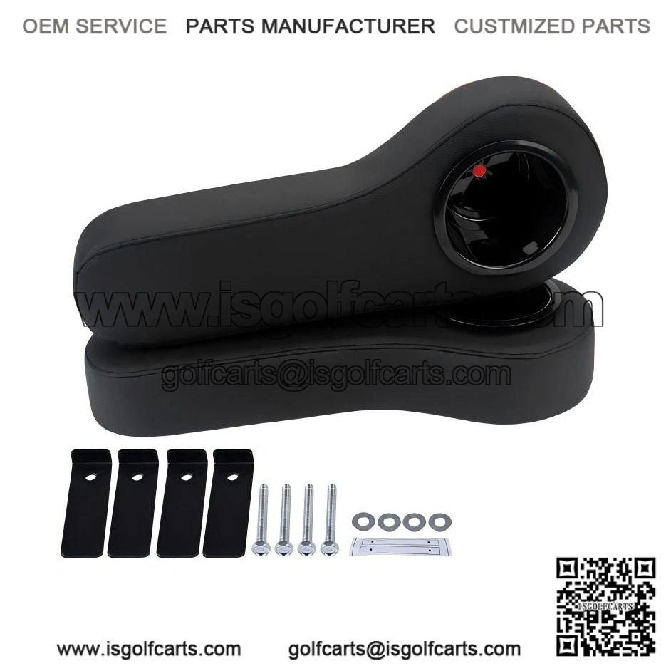 Rear Seat Arm Rest Cushion Cup Holder for EZGO/Club Car/Yamaha Golf Cart